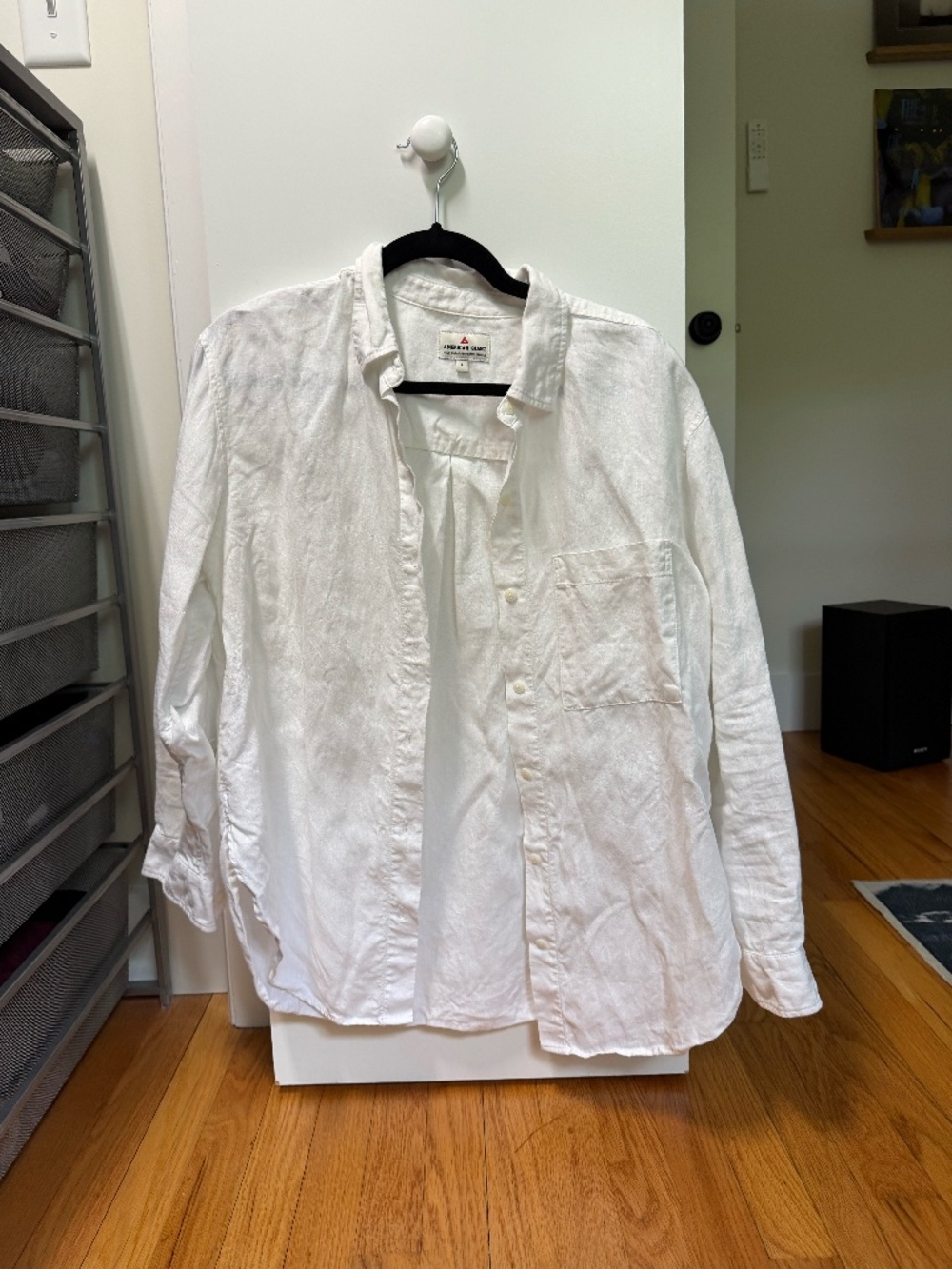 American Giant Linen Long Sleeve Button Down